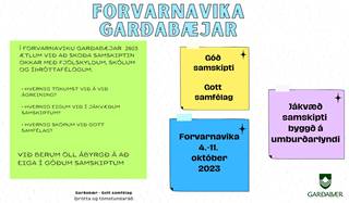 Forvarnarvika Garðabæjar 4.-11.okt.