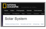 The Virtual Solar System-National Geographic